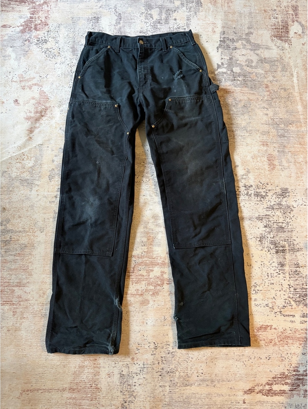 Carhartt double knees distressed 32